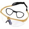 Nuprol Battle Pro Eye Protective Airsoft Glasses; Tan; Lens Insert Type; Clear