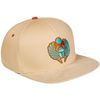 Cadency ® Scarabaeus Snapback Cap Beige Unisex Adjustable Size, Beige, One Size