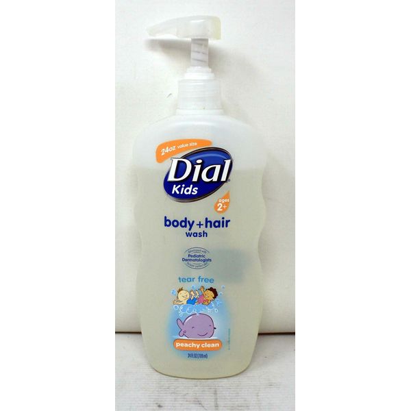 Dial Kids Body + Hair Wash Peachy Clean 22 Ounces (See Description)