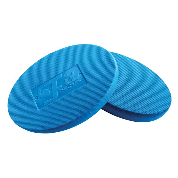 Oval Balance Pads: Ideal für Physiotherapie, Pilates, Yoga, Kampfkunst Balance / Ausdauer / Kernstabilität / Krafttraining, Bewegungsrehabilitation und vieles mehr! (Blau)