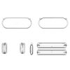 Nothing Ear (open) Case, Earphone Case, Carabiner Strap, Stylish, Simple, Clear, Clear Case
