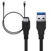 USB 3.0 Type-C Fast Charging and Data Cable Compatible with Sony WF-SP800N! (18W Black 1M 3.2ft)