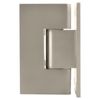 Satin Nickel Vienna 337 Series Adjustable Wall Mount Full Back Plate Hinge