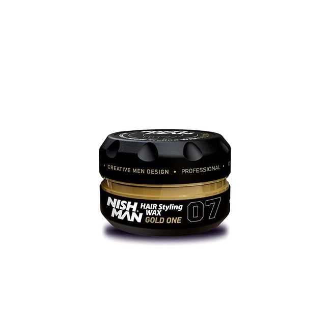 nishman Hair Styling Series (07 Gold One AQUA WAX, 150ml)