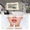 60 LEDs Car Sun Visor Vanity Mirror Rechargeable Makeup Mirror w/3 Light Modes