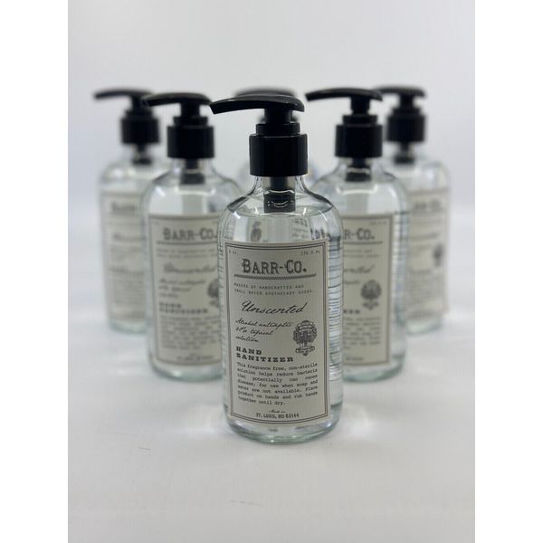 Barr Co Unscented Hand Sanitizer 8 oz - 6 count