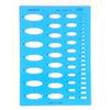 Banco Template Ruler W-20° (Oval Stencil, 20 Degrees)