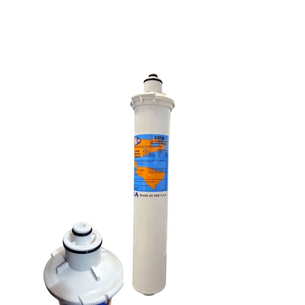 Omnipure E5786 14"x2.5"  E-Series GAC / 4oz Phosphate Scale Inhibitor Filter