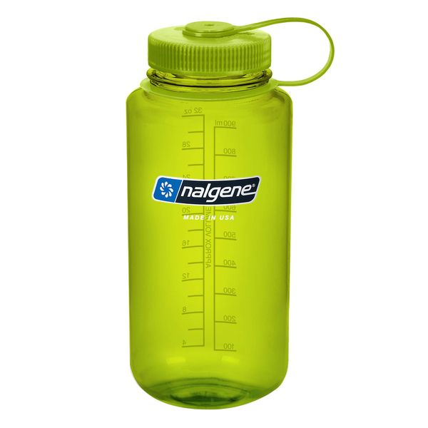 Nalgene Tritan Wide Mouth BPA-Free Water Bottle, Spring Green, 1 Quart