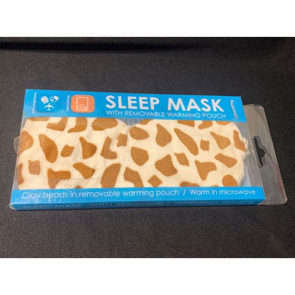 HealthTouch Microwavable Sleep Mask With Removable Warming Pouch H-5350-2G NIP