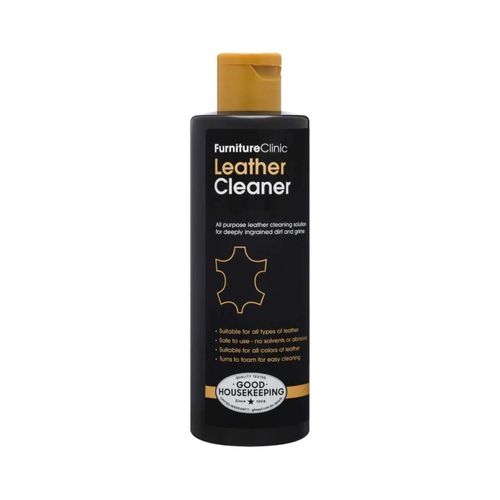 Furniture Clinic Leather Cleaner | For Leather Furniture, Car Interiors & Seats, Couches, Apparel, Shoes, Boots, Bags | Our Leather Shampoo Removes Dirt & Grime for All Leather Types & Vinyl (17oz)