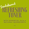 Sandalwood Refreshing Toner 1 oz