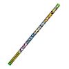 SHOWA NOTES 358729006 Kakata Pencils, 6B, 4 Pack, Pokemon
