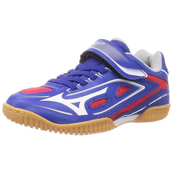 Mizuno Table Tennis Shoes, Kaban Vista Z2, Entry Model, Club Activities, blue/white/red