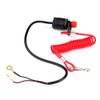 Universal Car Motorcycle Outboard Kill Switch Emergency Stop Universal Engine Kill Waterproof Kill Switch Set Stopper Clip Stop Button Ignition Emergency Kill Stop Switch