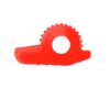 F FIERCE CYCLE 2pcs Universal Red Motorcycle Gear Shift Shifter Protector Cover