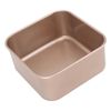 CHEOTIME Baking Pan Deep Square Cake Pan, Stick Proof Stackable Thickened Carbon Steel Baking Sheet Lightweight Dishwasher Safe for Cake Bread(Medium)