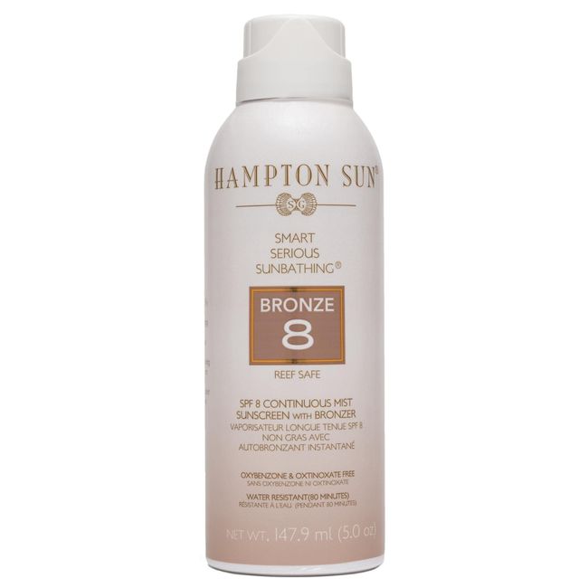 Hampton Sun SPF 8 Bronze Continuous Mist Sunscreen, 5 oz