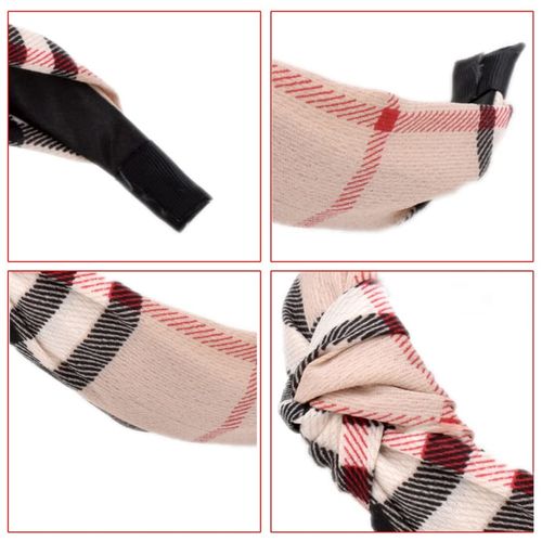 6 Pieces Women's Headband Crossed Knotted Wide-Brimmed Hair Bands Fashion Small Flowers Headband Hair Accessories for Women and Girls (hairband_6suhengwen)