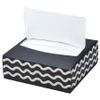 Paper Napkin, Patterned Light Brown/Black, 16x32 cm (4)
