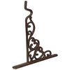 Fallen Fruits BPH28 Small Cast Iron Hanging Basket Hook - Brown