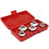 5pc 3/8 Inch Drive Oil Filter Remover Socket Set Universal Wrench Tool