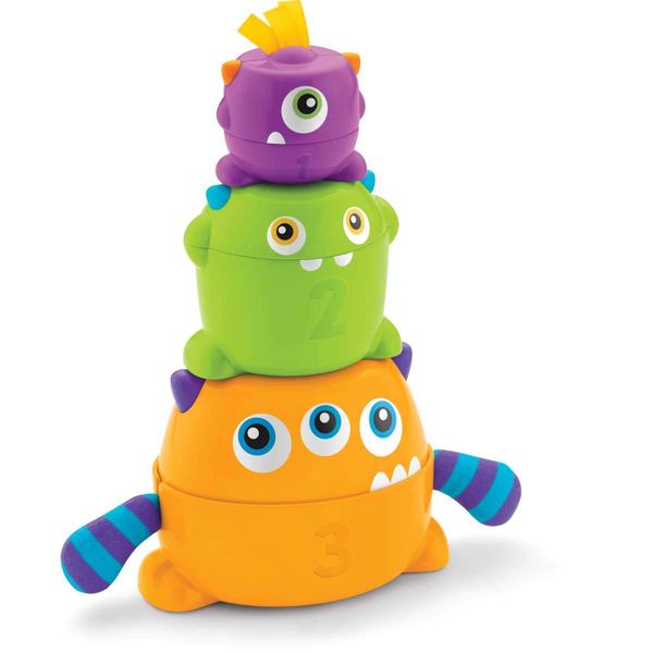 Fisher-Price FNV36 Stack & Nest Monsters, Multi-Colour