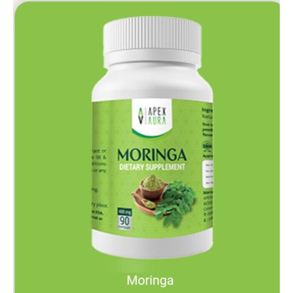 Moringa Dietary Supplement 100% natural 90 Capsules