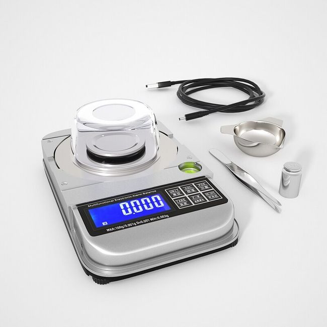 100g-2kg x 0.01g High Precision Digital Kitchen Scale Jewelry Gold Weight  Balance Laboratory Electronic