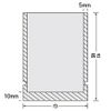 Fukusuke Industrial Nylon Poly E-Type Standard Bags No.20 (800 Sheets)
