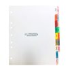 Omnimed 220911 16 Tab Preprinted Poly Chart Dividers with Side Open