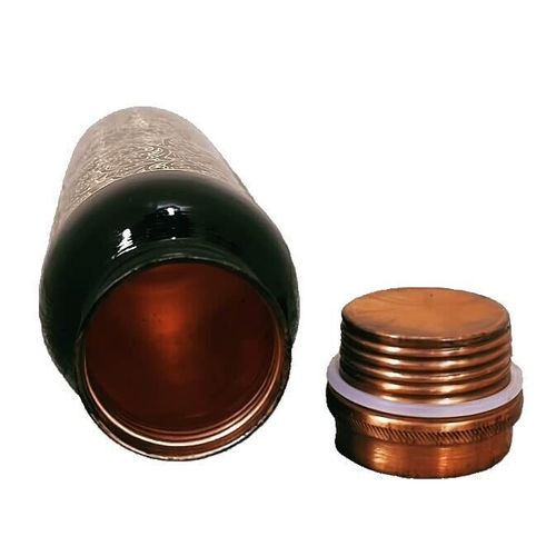 Copper Designer Water Bottle Ayurveda and Yoga Health Benefits 1000 ml US