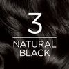 L'Oreal Paris Excellence Creme Permanent Triple Care Hair Color, 3 Natural Black, Gray Coverage For Up to 8 Weeks, All Hair Types, Pack of 1