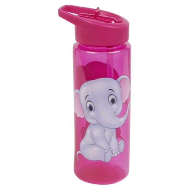 Ravensden Elephant Drink Bottle, 19cm, Pink