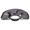 TRQ Front Brake Dust Shield Set Compatible with 2015-2017 Jeep Compass Patriot