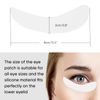 Libeauty Silicone Eye Pads Reusable for Lash Lift Tint Eyelash Extension Shields Soft Silicone Eye Patches for Salon and Home DIY (2 Pairs | White)