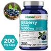 NusaPure Bilberry Extract 5,000mg 200 Vegetarian caps (Non-GMO)