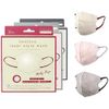 [MASK LABO] Two-tone layer style mask 30 pieces Bi-color mask 3D shape Blood color Non-woven fabric 3 layers National Mask Industry Association JIS standard (Milky Beige, 1)