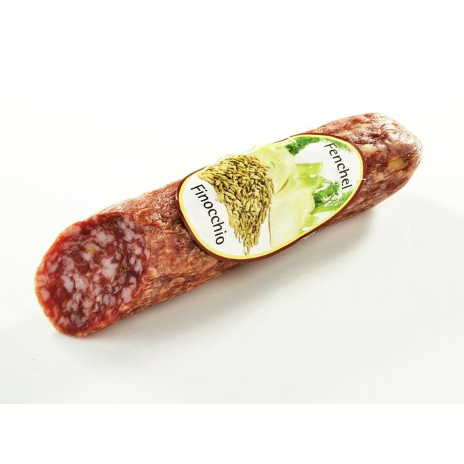 Italienische Salami - Südtiroler Fenchelsalami 230g - Viktor Kofler Salami Spezialität aus Lana/Südtirol