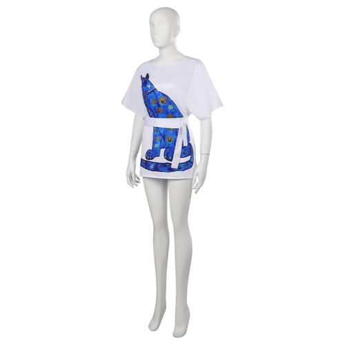 MOYGOR Agnetha Faltskong 70s Clothing Women's Vintage Dress Halloween Carnival Merch with Belt M