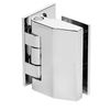 CRL REG037CH Polished Chrome Regal 037 Series Wall Mount Offset Back Plate Hinge