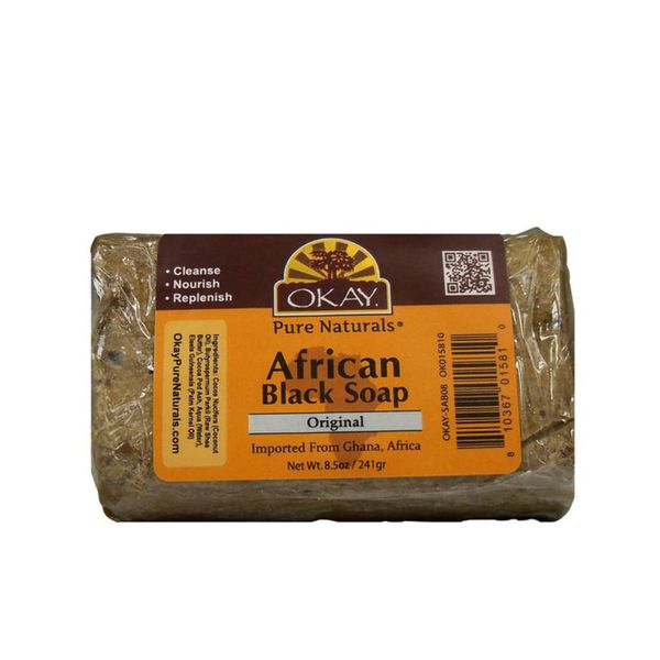 OKAY AFRICAN BLACK ORIGINAL SOAP 8.5oz / 241gr