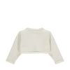 Steiff Mädchen Strickjacke Fleece Jacket, Cloud Dancer, 74 EU
