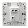 Visionis VIS-7030 White Wide Push to Exit Button Indoor Only for Access Control Release NC COM and NO Outputs