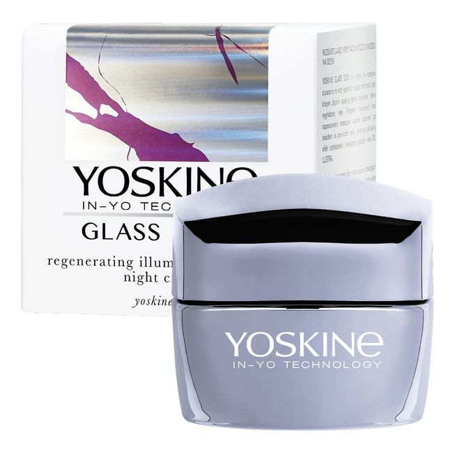 Yoskine Glass Look Night Cream, Regenerating illuminator