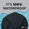 XL Shower Cap For Men with Dreadlocks, Braids, Curls, Locs, Curly or Just Long Hair. Waterproof, Reusable, Extra Large Men's Shower Cap. Jumbo terry cloth lined, elevated, sleek looking shower caps.