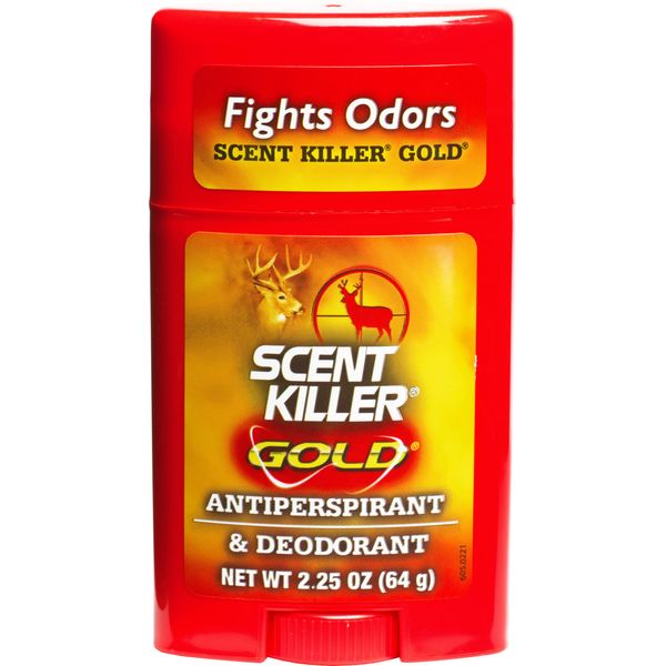 Scent Killer Gold Unscented Deodorant and Antiperspirant for Hunting Scent Control