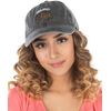 Funky Junque Dad Hat - Leopard Print Mama Bear - Black
