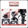 Fot💎LY20 PRO Tripod Mount Speedy Mini Leveling Base Universal Horizontal Mount for DSLR Cameras