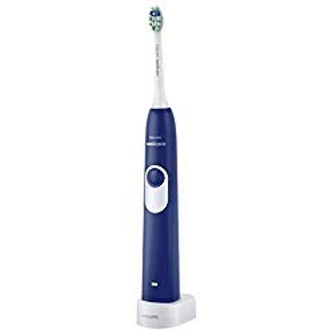 Philips Sonicare 2 Series Plaque Control Rechargeable Electric Toothbrush, HX6211/92, Color: Deep Blue